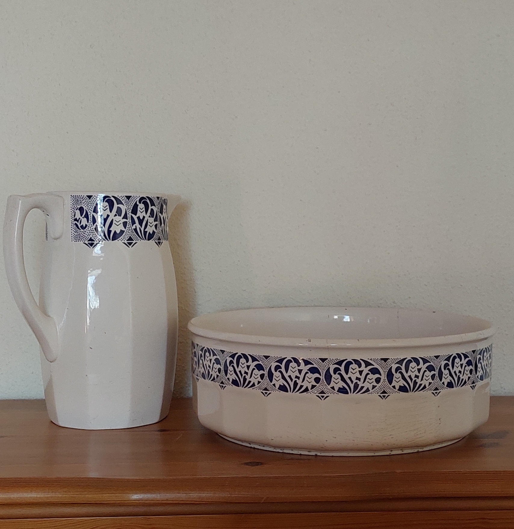 lampetstel art nouveau antiek